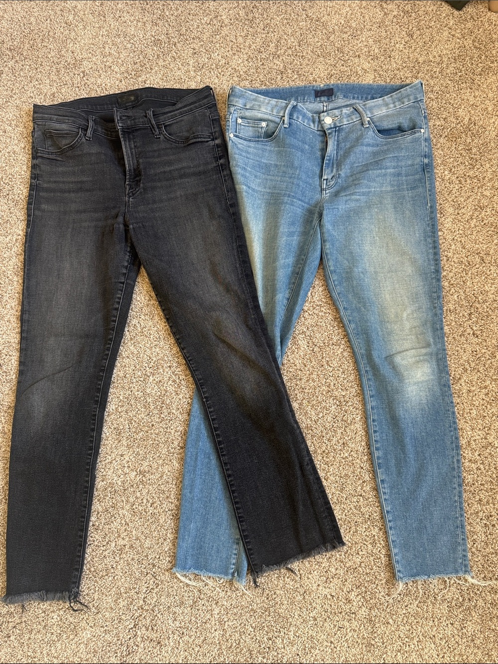 Mother, set of two jeans both size 29